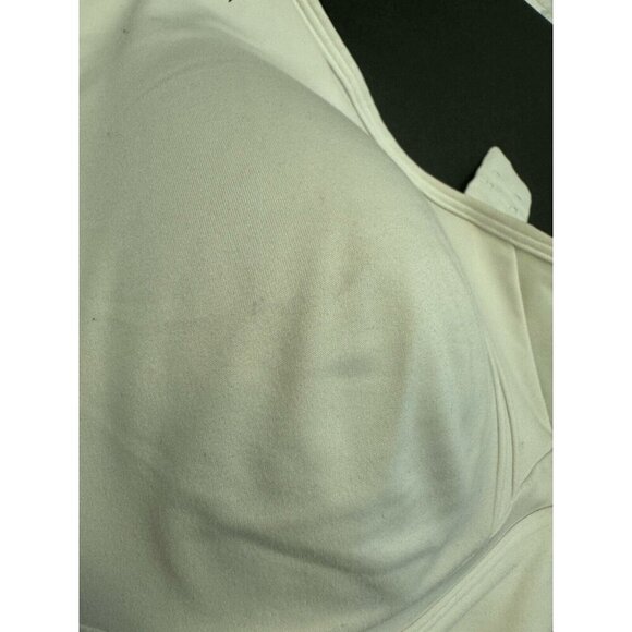 Gymshark White Mesh Neckline Sports Bra High Support Size XXL - Picture 5 of 7